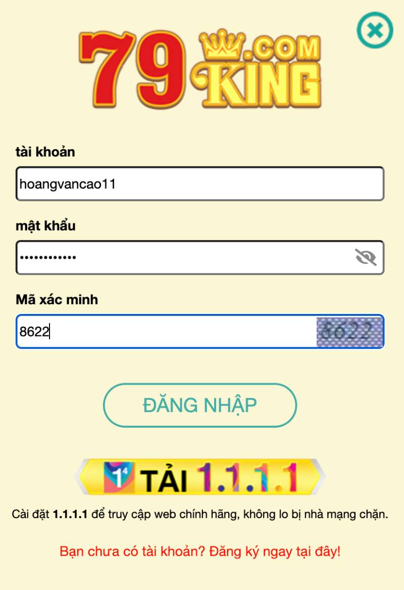 Hướng Dẫn Nạp Tiền Tại 79King An Toàn, Đơn Giản 3 Dang Nhap Tai Khoan