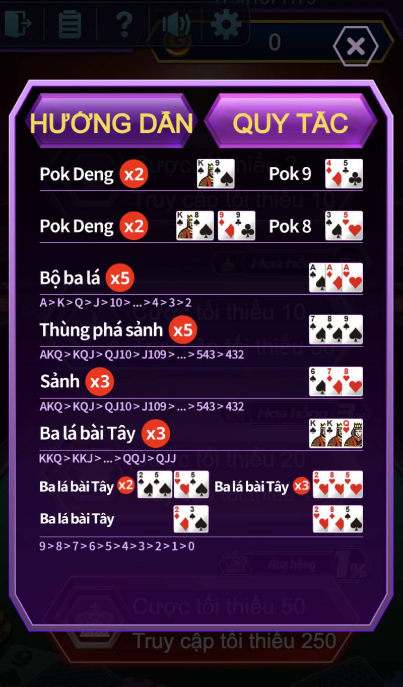 Pok Deng Là Gì? Tìm Hiểu Luật Và Cách Chơi 4 Phân loại bài đặc biệt tạo sức hút