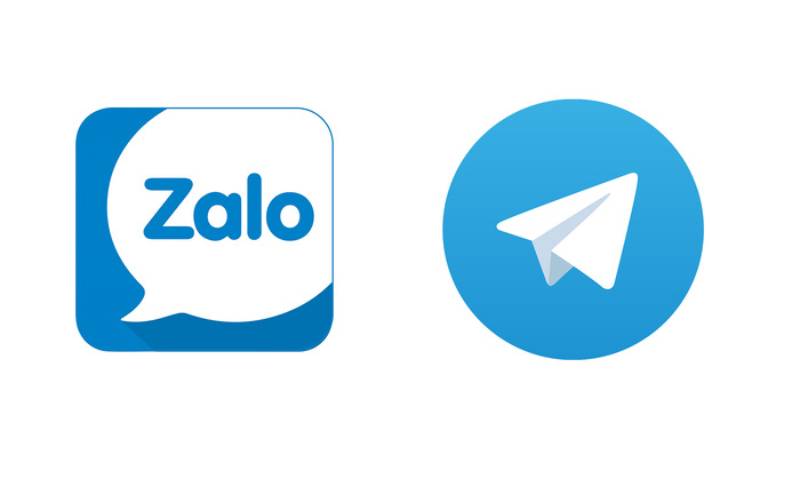 Liên Hệ 4 Ứng Dụng Zalo và Telegram